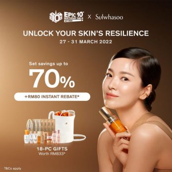 Sulwhasoo-Greatest-Sale-on-Lazada-350x350 - Beauty & Health Johor Kedah Kelantan Kuala Lumpur Malaysia Sales Melaka Negeri Sembilan Online Store Pahang Penang Perak Perlis Personal Care Putrajaya Sabah Sarawak Selangor Skincare Terengganu 