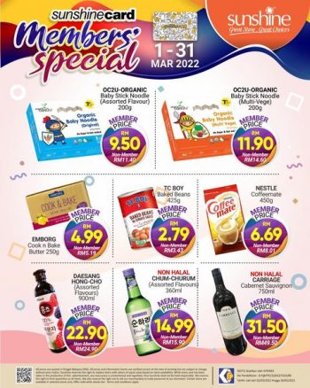 Sunshine-Member-Special-Deal-1-350x438 - Penang Promotions & Freebies Supermarket & Hypermarket 