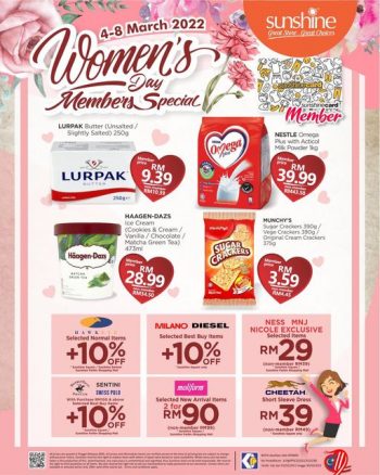 Sunshine-Members-Womens-Day-Special-350x438 - Penang Promotions & Freebies Supermarket & Hypermarket 