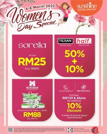 Sunshine-Womens-Day-Special-4-350x437 - Penang Promotions & Freebies Supermarket & Hypermarket 