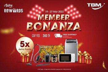 TBM-Member-Bonanza-Promotion-350x233 - Electronics & Computers Home Appliances Johor Kedah Kelantan Kitchen Appliances Kuala Lumpur Melaka Negeri Sembilan Pahang Penang Perak Perlis Promotions & Freebies Putrajaya Sabah Sarawak Selangor Terengganu 