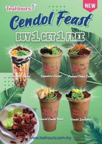 TeaHours-Cendol-Feast-Buy-1-Free-1-Promotion-350x495 - Beverages Food , Restaurant & Pub Johor Kedah Kelantan Kuala Lumpur Melaka Negeri Sembilan Pahang Penang Perak Perlis Promotions & Freebies Putrajaya Sabah Sarawak Selangor Terengganu 