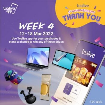 Tealive-5th-Anniversary-Member-Giveaway-Promotion-1-350x350 - Beverages Food , Restaurant & Pub Johor Kedah Kelantan Kuala Lumpur Melaka Negeri Sembilan Pahang Penang Perak Perlis Promotions & Freebies Putrajaya Sabah Sarawak Selangor Terengganu 