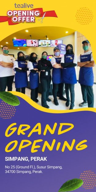 Tealive-Opening-Promotion-at-Simpang-Perak-1-313x625 - Beverages Food , Restaurant & Pub Perak Promotions & Freebies 