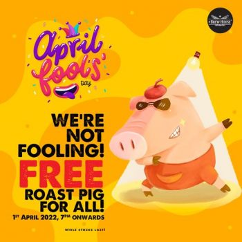The-Brew-House-Free-Roast-Pig-Deal-350x350 - Beverages Food , Restaurant & Pub Kuala Lumpur Promotions & Freebies Selangor 