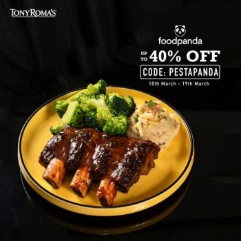 Tony-Romas-Foodpanda-PestaPanda-Promo-350x350 - Beverages Food , Restaurant & Pub Johor Kedah Kelantan Kuala Lumpur Melaka Negeri Sembilan Online Store Pahang Penang Perak Perlis Promotions & Freebies Putrajaya Sabah Sarawak Selangor Terengganu 