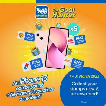 Touch-n-Go-eWallet-March-The-Goal-Hunter-Promotion-350x350 - Johor Kedah Kelantan Kuala Lumpur Melaka Negeri Sembilan Online Store Others Pahang Penang Perak Perlis Promotions & Freebies Putrajaya Sabah Sarawak Selangor Terengganu 