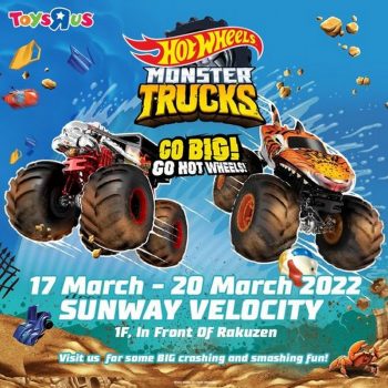 Toys-R-Us-Hot-Wheels-Monster-Trucks-Activation-350x350 - Baby & Kids & Parenting Events & Fairs Selangor Toys 