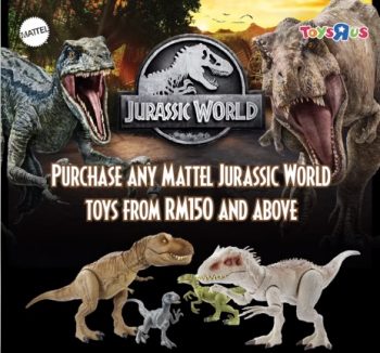 Toys-R-Us-Mattel-Jurassic-World-350x326 - Baby & Kids & Parenting Johor Kedah Kelantan Kuala Lumpur Melaka Negeri Sembilan Online Store Pahang Penang Perak Perlis Promotions & Freebies Putrajaya Sabah Sarawak Selangor Terengganu Toys 