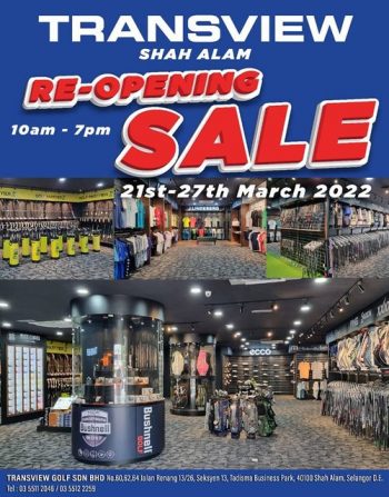Transview-Golf-Re-Opening-Sale-on-Shah-Alam-350x447 - Golf Malaysia Sales Selangor Sports,Leisure & Travel 