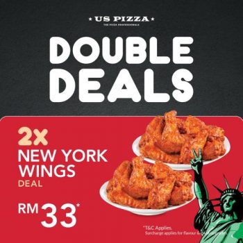 US-Pizza-Double-Deals-Promotion-3-1-350x350 - Beverages Food , Restaurant & Pub Johor Kedah Kelantan Kuala Lumpur Melaka Negeri Sembilan Online Store Pahang Penang Perak Perlis Pizza Promotions & Freebies Putrajaya Sabah Sarawak Selangor Terengganu 