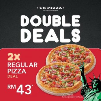 US-Pizza-Double-Deals-Promotion-4-1-350x349 - Beverages Food , Restaurant & Pub Johor Kedah Kelantan Kuala Lumpur Melaka Negeri Sembilan Online Store Pahang Penang Perak Perlis Pizza Promotions & Freebies Putrajaya Sabah Sarawak Selangor Terengganu 