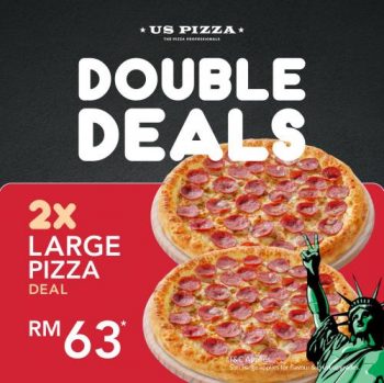 US-Pizza-Double-Deals-Promotion-5-1-350x349 - Beverages Food , Restaurant & Pub Johor Kedah Kelantan Kuala Lumpur Melaka Negeri Sembilan Online Store Pahang Penang Perak Perlis Pizza Promotions & Freebies Putrajaya Sabah Sarawak Selangor Terengganu 