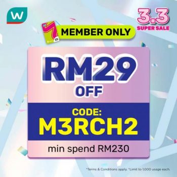 Watsons-Online-3.3-Super-Sale-2-1-350x350 - Beauty & Health Cosmetics Fragrances Health Supplements Johor Kedah Kelantan Kuala Lumpur Malaysia Sales Melaka Negeri Sembilan Online Store Pahang Penang Perak Perlis Personal Care Putrajaya Sabah Sarawak Selangor Skincare Terengganu 