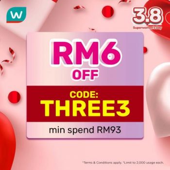 Watsons-Online-Womens-Day-Sale-1-350x350 - Beauty & Health Cosmetics Health Supplements Johor Kedah Kelantan Kuala Lumpur Malaysia Sales Melaka Negeri Sembilan Online Store Pahang Penang Perak Perlis Personal Care Putrajaya Sabah Sarawak Selangor Terengganu 