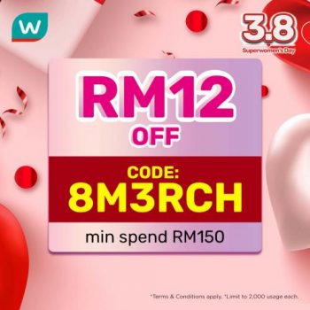 Watsons-Online-Womens-Day-Sale-2-350x350 - Beauty & Health Cosmetics Health Supplements Johor Kedah Kelantan Kuala Lumpur Malaysia Sales Melaka Negeri Sembilan Online Store Pahang Penang Perak Perlis Personal Care Putrajaya Sabah Sarawak Selangor Terengganu 