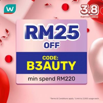 Watsons-Online-Womens-Day-Sale-3-350x350 - Beauty & Health Cosmetics Health Supplements Johor Kedah Kelantan Kuala Lumpur Malaysia Sales Melaka Negeri Sembilan Online Store Pahang Penang Perak Perlis Personal Care Putrajaya Sabah Sarawak Selangor Terengganu 