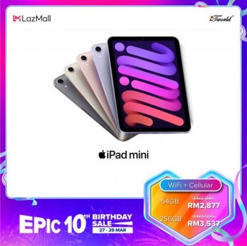 iTworld-Lazada-EPIC-10th-Birthday-Promotion-4-350x349 - Computer Accessories Electronics & Computers IT Gadgets Accessories Johor Kedah Kelantan Kuala Lumpur Melaka Negeri Sembilan Pahang Penang Perak Perlis Promotions & Freebies Putrajaya Sabah Sarawak Selangor Terengganu 