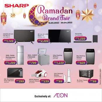 AEON-Sharp-Ramadan-Brand-Fair-Promotion-350x350 - Johor Kedah Kelantan Kuala Lumpur Melaka Negeri Sembilan Pahang Penang Perak Perlis Promotions & Freebies Putrajaya Sabah Sarawak Selangor Supermarket & Hypermarket Terengganu 