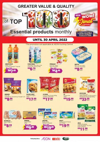 AEON-Top-100-Essential-Products-Promotion-1-350x495 - Johor Kedah Kelantan Kuala Lumpur Melaka Negeri Sembilan Pahang Penang Perak Perlis Promotions & Freebies Putrajaya Sabah Sarawak Selangor Supermarket & Hypermarket Terengganu 