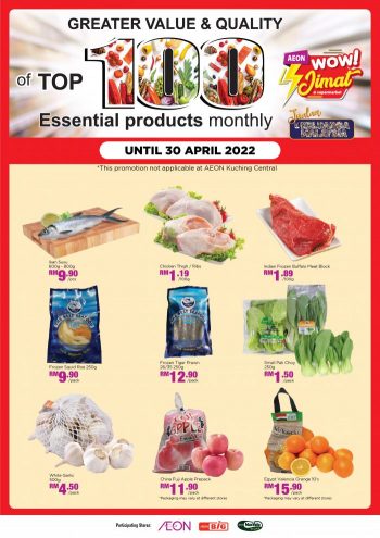 AEON-Top-100-Essential-Products-Promotion-350x495 - Johor Kedah Kelantan Kuala Lumpur Melaka Negeri Sembilan Pahang Penang Perak Perlis Promotions & Freebies Putrajaya Sabah Sarawak Selangor Supermarket & Hypermarket Terengganu 