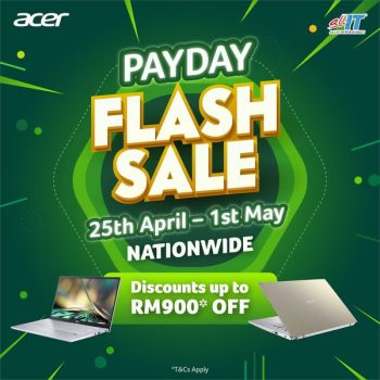 All-It-Hypermarket-Acer-Payday-Sale-350x350 - Computer Accessories Electronics & Computers IT Gadgets Accessories Johor Kedah Kelantan Kuala Lumpur Laptop Malaysia Sales Melaka Negeri Sembilan Online Store Pahang Penang Perak Perlis Putrajaya Sabah Sarawak Selangor Terengganu 