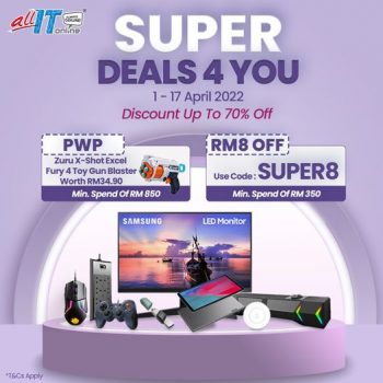 All-It-Hypermarket-Super-Deal-4-You-350x350 - Computer Accessories Electronics & Computers IT Gadgets Accessories Johor Kedah Kelantan Kuala Lumpur Melaka Negeri Sembilan Online Store Pahang Penang Perak Perlis Promotions & Freebies Putrajaya Sabah Sarawak Selangor Terengganu 