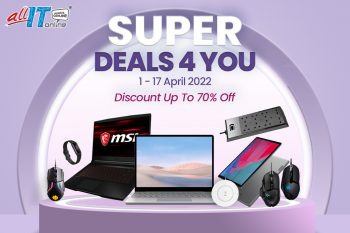 All-It-Hypermarket-Super-Deals-for-You-9-350x233 - Computer Accessories Electronics & Computers IT Gadgets Accessories Johor Kedah Kelantan Kuala Lumpur Melaka Negeri Sembilan Online Store Pahang Penang Perak Perlis Promotions & Freebies Putrajaya Sabah Sarawak Selangor Terengganu 