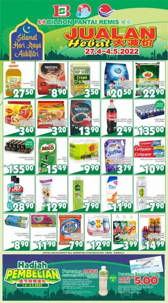 BILLION-Hari-Raya-Promotion-at-Pantai-Remis-1-347x625 - Perak Promotions & Freebies Supermarket & Hypermarket 