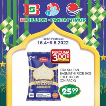 BILLION-Pantai-Timor-Jasmine-Rice-Promotion-1-350x350 - Johor Kedah Kelantan Kuala Lumpur Melaka Negeri Sembilan Pahang Penang Perak Perlis Promotions & Freebies Putrajaya Sabah Sarawak Selangor Supermarket & Hypermarket Terengganu 