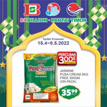 BILLION-Pantai-Timor-Jasmine-Rice-Promotion-5-350x350 - Johor Kedah Kelantan Kuala Lumpur Melaka Negeri Sembilan Pahang Penang Perak Perlis Promotions & Freebies Putrajaya Sabah Sarawak Selangor Supermarket & Hypermarket Terengganu 