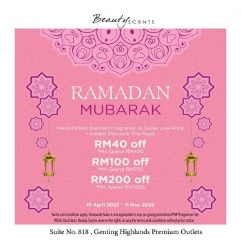 Beauty-Scents-Special-Sale-at-Genting-Highlands-Premium-Outlets-350x350 - Beauty & Health Fragrances Malaysia Sales Pahang 