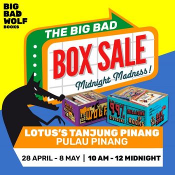 Big-Bad-Wolf-The-Big-Bad-Box-Sale-at-Lotuss-Tanjung-Pinang-350x350 - Books & Magazines Malaysia Sales Penang Stationery 