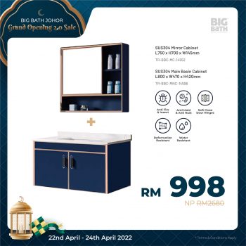 Big-Bath-Grand-Opening-Sale-11-350x350 - Building Materials Home & Garden & Tools Johor Malaysia Sales Sanitary & Bathroom 
