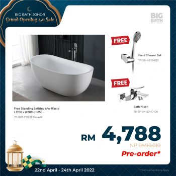Big-Bath-Grand-Opening-Sale-17-350x350 - Building Materials Home & Garden & Tools Johor Malaysia Sales Sanitary & Bathroom 