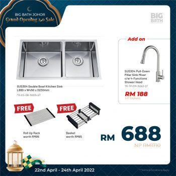 Big-Bath-Grand-Opening-Sale-20-350x350 - Building Materials Home & Garden & Tools Johor Malaysia Sales Sanitary & Bathroom 
