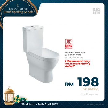 Big-Bath-Grand-Opening-Sale-6-350x350 - Building Materials Home & Garden & Tools Johor Malaysia Sales Sanitary & Bathroom 