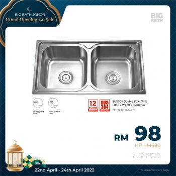 Big-Bath-Grand-Opening-Sale-9-350x350 - Building Materials Home & Garden & Tools Johor Malaysia Sales Sanitary & Bathroom 