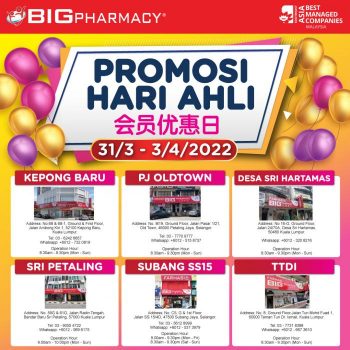 Big-Pharmacy-6-Stores-Members-Promotion-350x350 - Beauty & Health Health Supplements Kuala Lumpur Personal Care Promotions & Freebies Selangor 