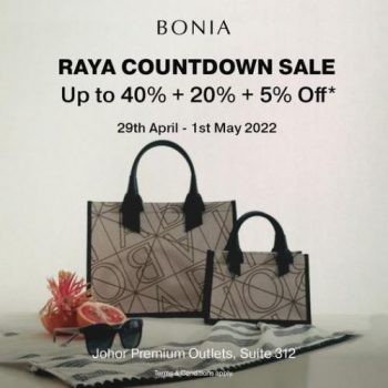 Bonia-Raya-Countdown-Sale-at-Johor-Premium-Outlets-350x350 - Bags Fashion Accessories Fashion Lifestyle & Department Store Handbags Johor Malaysia Sales 