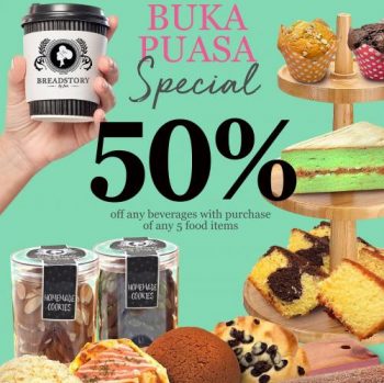 BreadStory-Buka-Puasa-50-off-Promotion-350x349 - Beverages Food , Restaurant & Pub Johor Kedah Kelantan Kuala Lumpur Melaka Negeri Sembilan Pahang Penang Perak Perlis Promotions & Freebies Putrajaya Sabah Sarawak Selangor Terengganu 