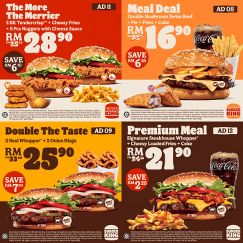 Now till 18 Apr 2022 Burger King Coupons April 2022