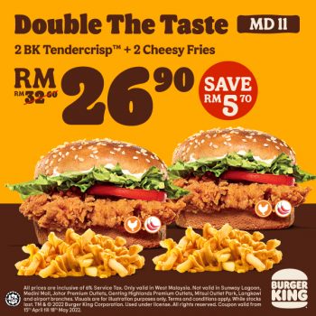 Burger-King-Double-The-Taste-Deal-2-350x350 - Beverages Burger Fast Food Food , Restaurant & Pub Johor Kedah Kelantan Kuala Lumpur Melaka Negeri Sembilan Pahang Penang Perak Perlis Promotions & Freebies Putrajaya Sabah Sarawak Selangor Terengganu 