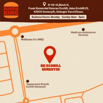 Burger-King-Opening-Promotion-at-Ecohill-Semenyih-2-350x350 - Beverages Burger Food , Restaurant & Pub Promotions & Freebies Selangor 