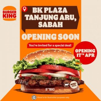 Burger-King-Opening-Promotion-at-Plaza-Tanjung-Aru-350x350 - Beverages Burger Food , Restaurant & Pub Promotions & Freebies Sabah 