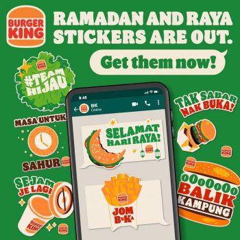 Burger-King-Ramadan-and-Hari-Raya-Exclusive-Stickers-350x350 - Beverages Food , Restaurant & Pub Johor Kedah Kelantan Kuala Lumpur Melaka Negeri Sembilan Pahang Penang Perak Perlis Promotions & Freebies Putrajaya Sabah Sarawak Selangor Terengganu 