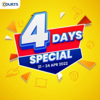 COURTS-4-Days-Promotion-350x350 - Electronics & Computers Furniture Home & Garden & Tools Home Appliances Home Decor Johor Kedah Kelantan Kitchen Appliances Kuala Lumpur Melaka Negeri Sembilan Pahang Penang Perak Perlis Promotions & Freebies Putrajaya Sabah Sarawak Selangor Terengganu 