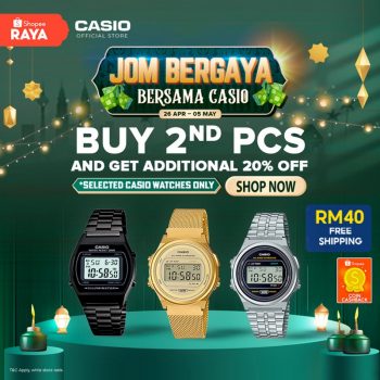 Casio-Raya-Promo-on-Shopee-350x350 - Fashion Lifestyle & Department Store Johor Kedah Kelantan Kuala Lumpur Melaka Negeri Sembilan Online Store Pahang Penang Perak Perlis Promotions & Freebies Putrajaya Sabah Sarawak Selangor Terengganu Watches 