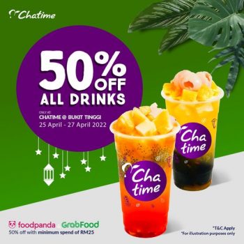 Chatime-50-off-Promo-350x350 - Beverages Food , Restaurant & Pub Kuala Lumpur Promotions & Freebies Selangor 