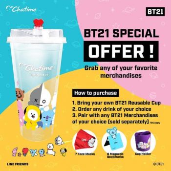 Chatime-BT21-Special-Offer-350x350 - Beverages Food , Restaurant & Pub Johor Kedah Kelantan Kuala Lumpur Melaka Negeri Sembilan Pahang Penang Perak Perlis Promotions & Freebies Putrajaya Sabah Sarawak Selangor Terengganu 